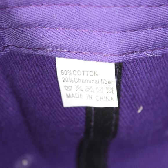 2 Mardi Gras Ballcaps Purple Sequins Fleu De Lis Green Red Gold Never Worn - Picture 9 of 10